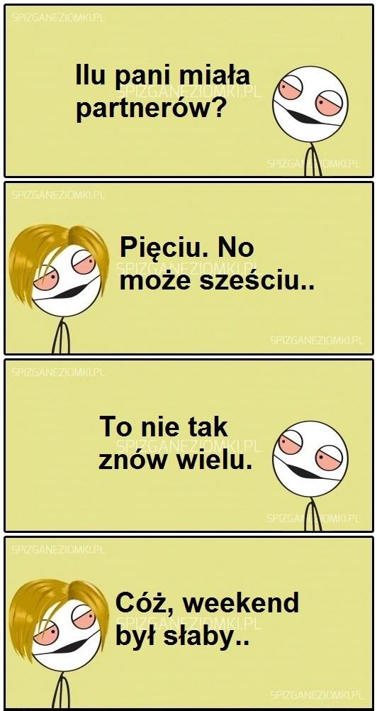 Ilu Pani miała partnerów