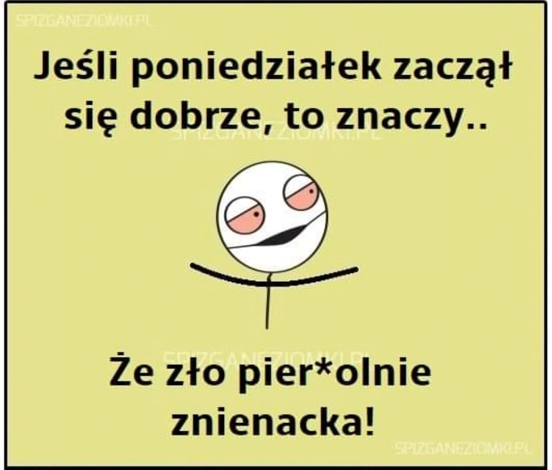 Poniedziałek