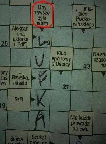 Oby była nabita