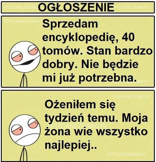Sprzedam encyklopedię