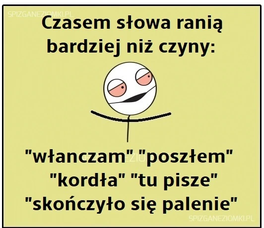 Słowa ranią