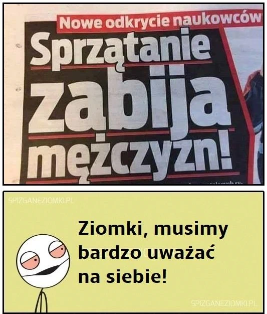 Sprzątanie zabija