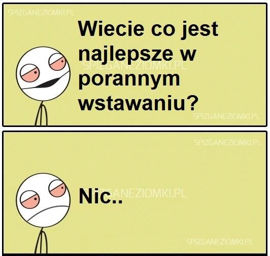 Poranne wstawanie