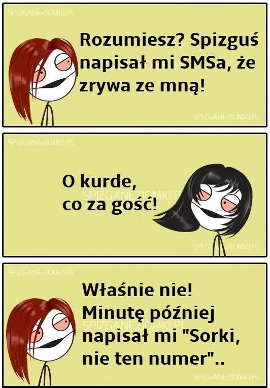 Sorki nie ten numer