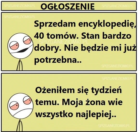Żona wie najlepiej