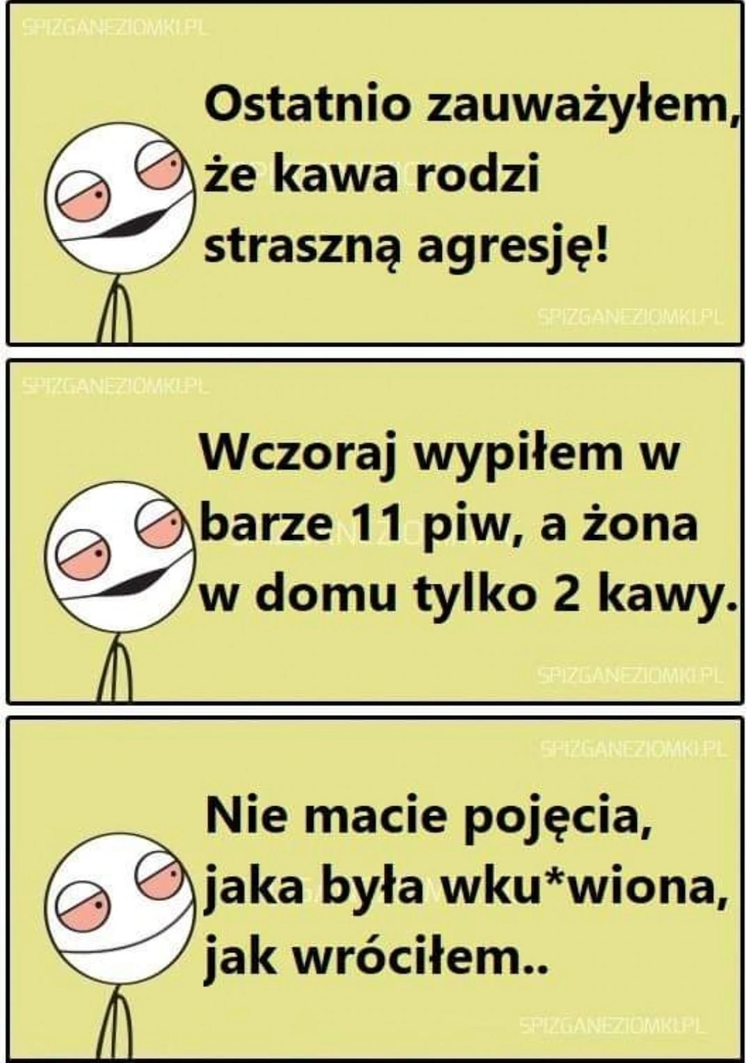 Agresja po kawie