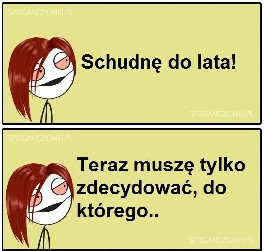 Schudnę do lata