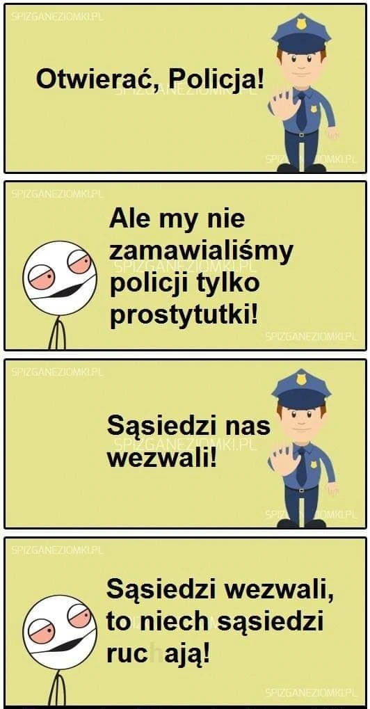 Otwierać, Policja