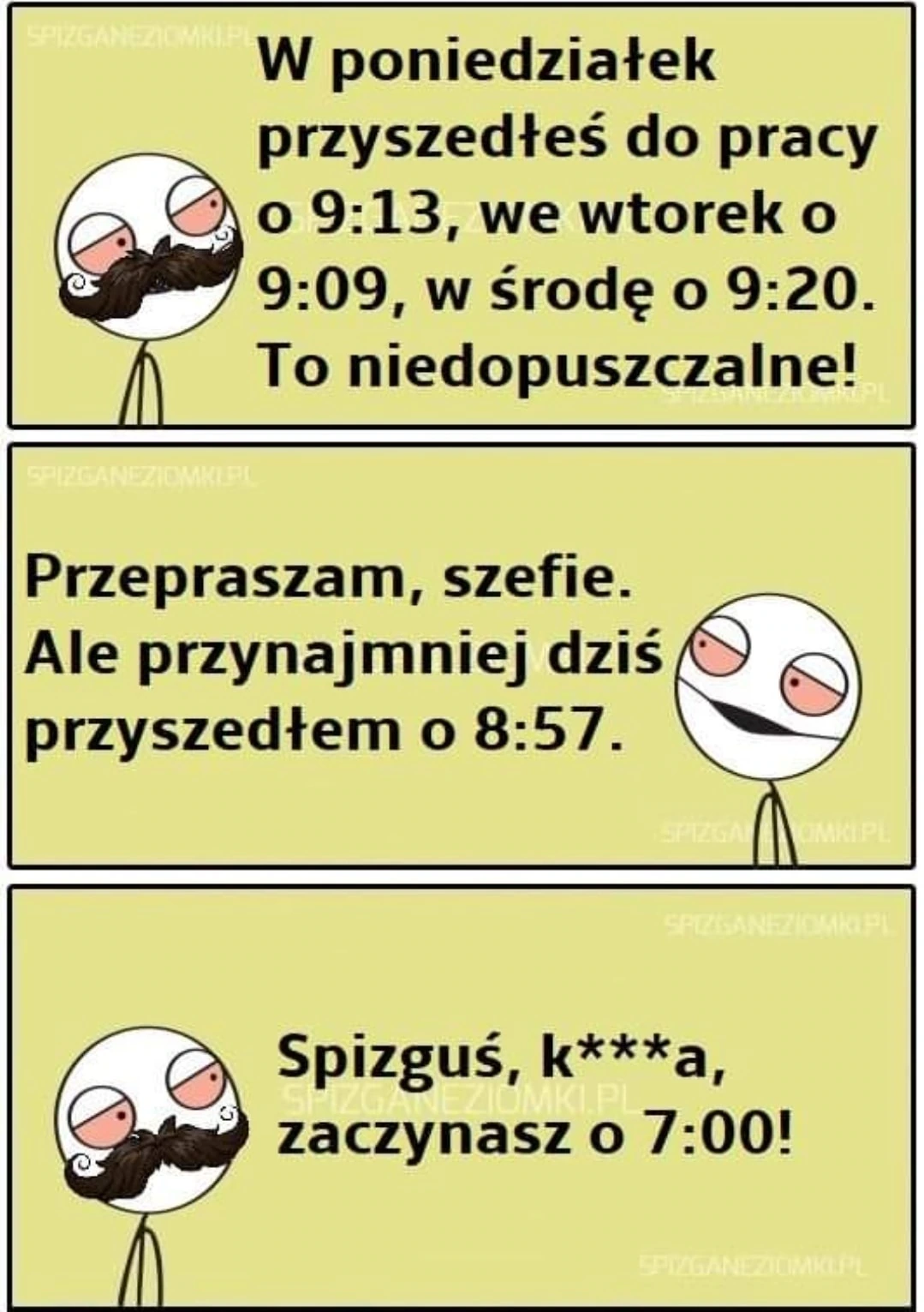 Spizgana punktualność