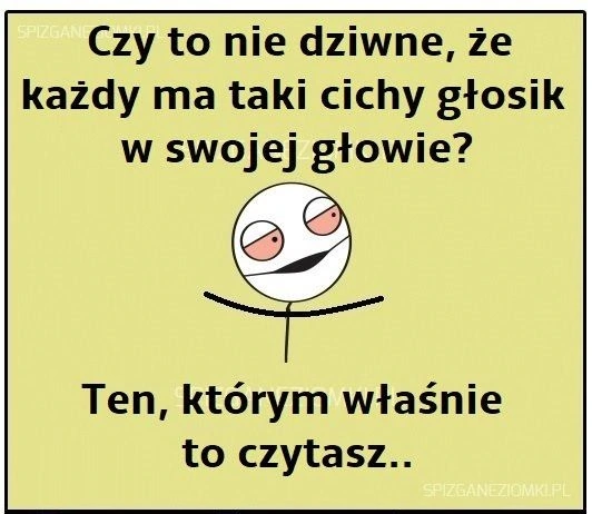 Głosik w głowie