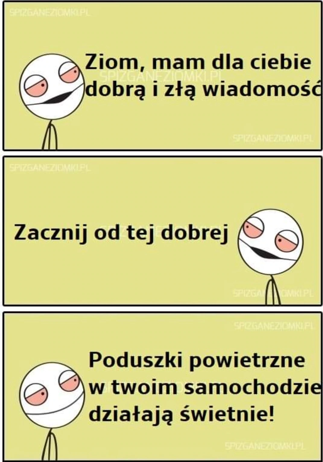 Dobra i zła wiadomość