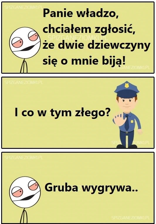 Gruba wygrywa