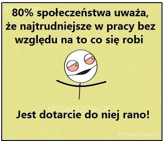 Dotarcie do pracy