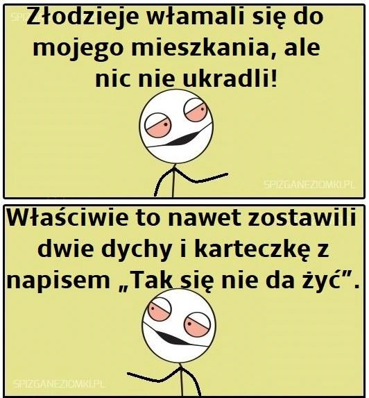 Tak się nie da żyć