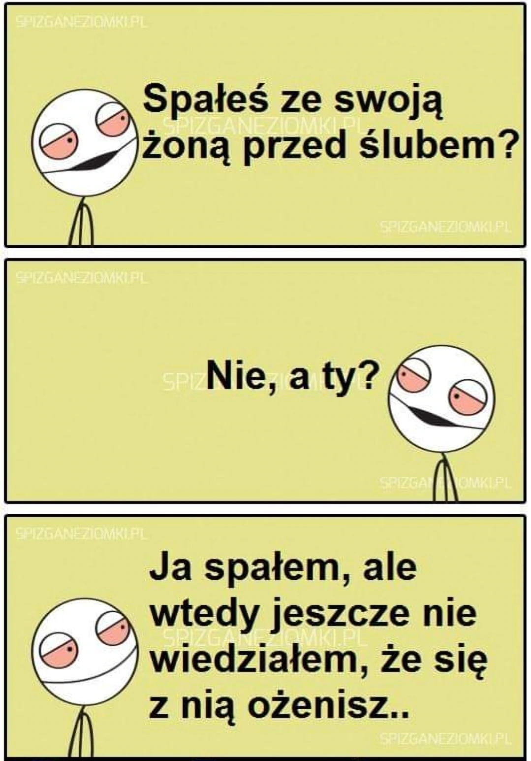 Spanie przed ślubem