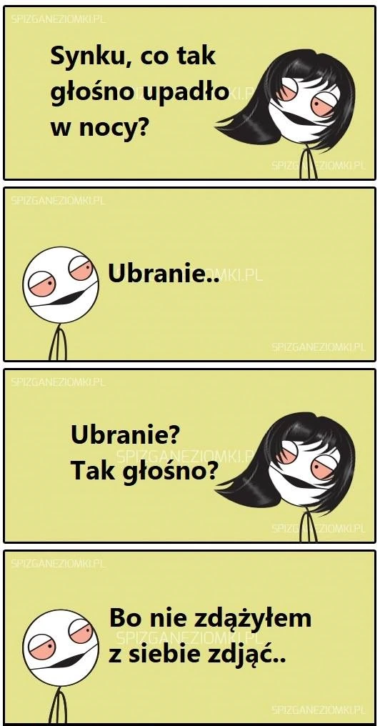 Co tak głośno upadło?