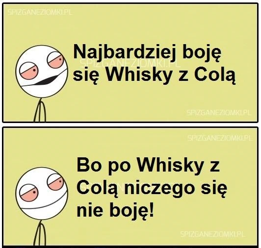 Whisky z colą