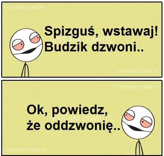 Budzik dzwoni